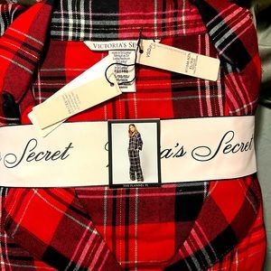 Woman’s Plaid Victoria’s Secret Pajama set